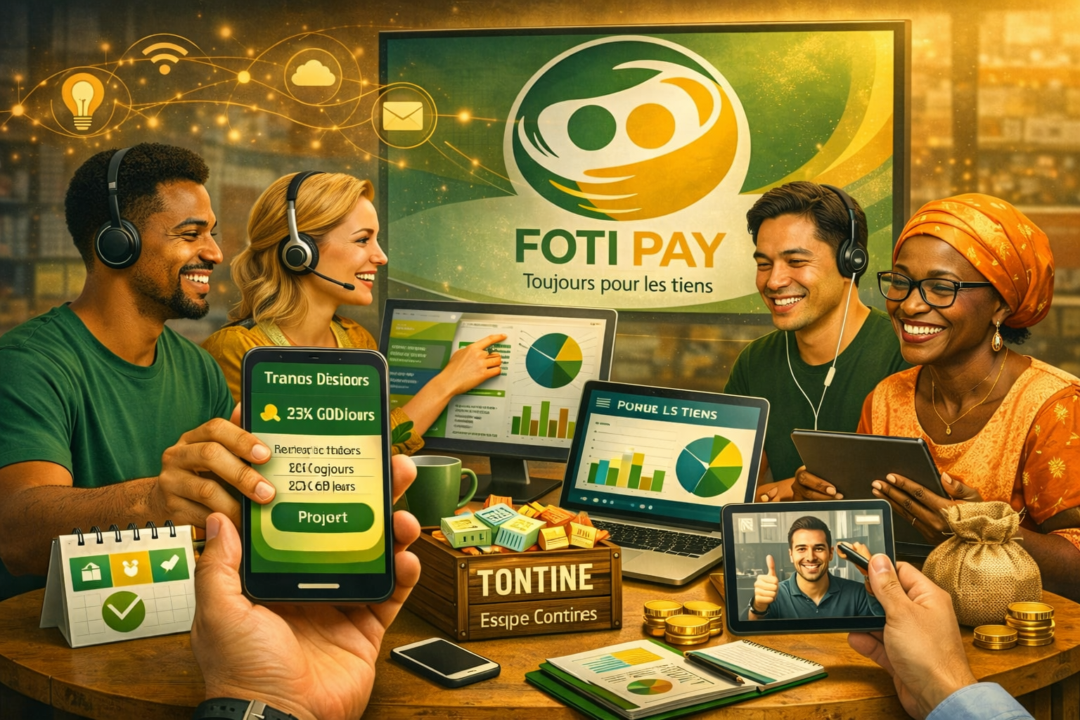 Tontine numérique FOTI PAY
