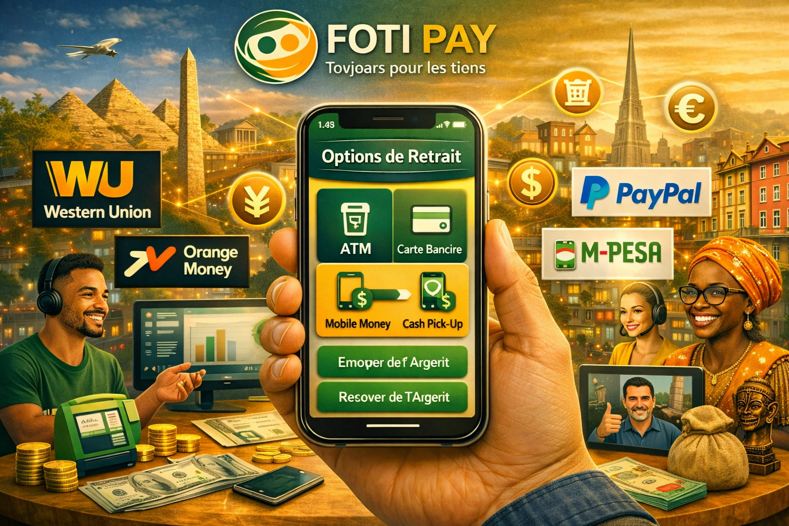 Paiements locaux dans le monde