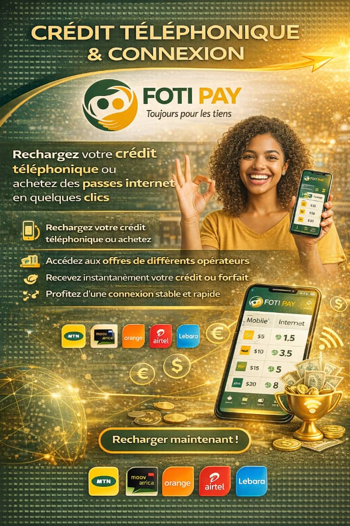 FOTI PAY - Achat de crédit et Internet
